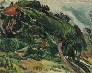 Landscape With Trees In The Wind — 夏伊姆·苏汀