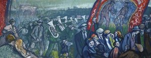 The Crowd At Gala Day (detail) — Norman Stansfield Cornish