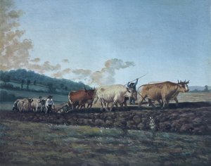 Ploughing In The Nivernais - Rosa Bonheur — Rosa Bonheur
