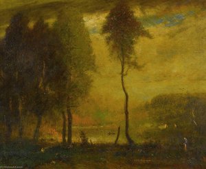 The Pond Late Afternoon — Elliott Daingerfield