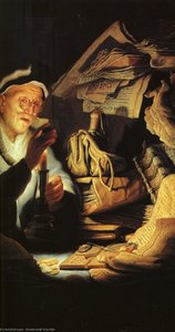 Il Ricco Vecchio Uomo Dalla Parabole — Rembrandt Van Rijn