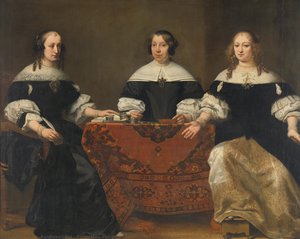 Portretten Van Drie Regentessen Van Het Leprozenhuis In Amsterdam — Фердинанд Боль