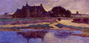 Kervaudu, View From The Marsh — Ferdinand Du Puigaudeau