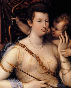 Venus And Cupid — Lavinia Fontana