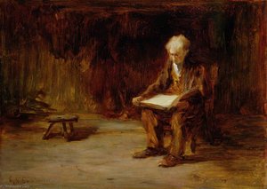 Reading By The Fireside — George Paul Chalmers
