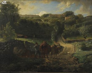 Hameau Cousin À Gréville — Jean-françois Millet