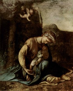 Die Zigeunermadonna — Antonio Allegri Da Correggio