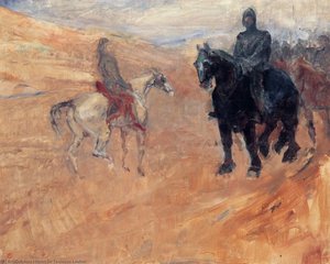 Two Knights In Armor — Henri De Toulouse-lautrec