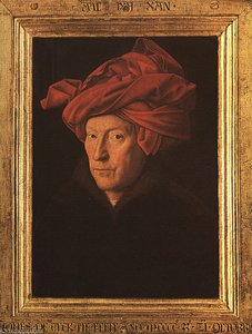 Muž V Turbanu (pravděpodobně Sebeportrét) - — Jan Van Eyck