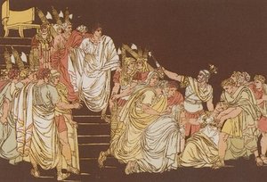 The Death Of Virginia — Bartolomeo Pinelli
