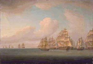 Allemand's Squadron — Thomas Whitcombe