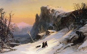 Winter In Switzerland 1 — Jasper Francis Cropsey