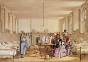 The Visit Of Queen Victoria And Prince Albert To Fort Pitt Military Hospital — Sir John Tenniel