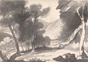 Glade In A Forest — George Romney