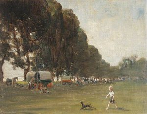 The Gypsy Encampment — George Percy Jacomb Hood