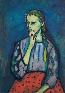 Portrait Of A Girl — Alexej Von Jawlensky