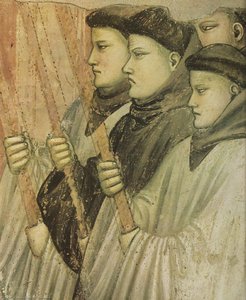 Scènes De La Vie De Saint François : 4. Mort Et Ascension De Saint François (détail) — Giotto Di Bondone