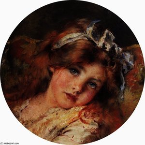 Child Head — Konstantin Yegorovich Makovsky
