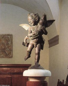 Putto With Dolphin — Andrea Del Verrocchio