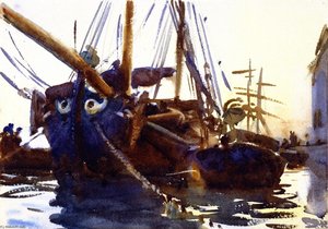 Botes Venecianos — John Singer Sargent