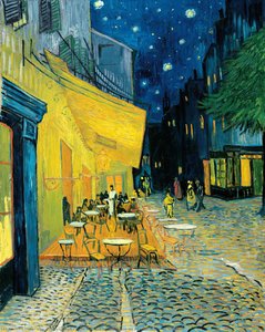 カフェ・テラス、アルル、夜の情景 — フィンセント・ファン・ゴッホ