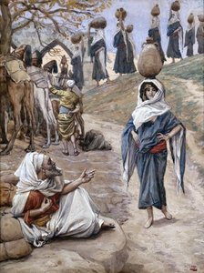 Abraham's Servant Meeteth Rebecca — Jacques Joseph Tissot