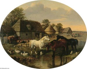 Farmyard Scene — John Frederick Herring Ii