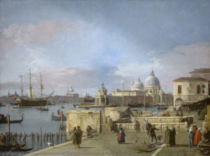 Entrada Del Gran Canal - Desde El Extremo Oeste Del Molo — Giovanni Antonio Canal