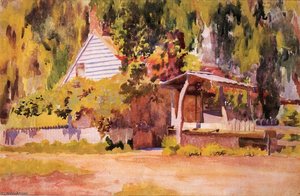 The Summer House — Thomas Pollock Anshutz
