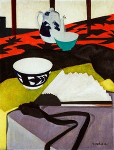 Still Life (the Grey Fan) — Francis Campbell Bolleau Cadell