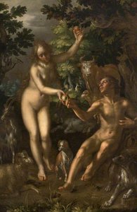 The Temptation Of Adam And Eve — Joachim Anthonisz Wtewael