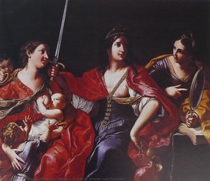 Allegory Of Justice, Charity, And Prudence — 엘리사베타 시라니