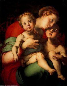 The Virgin And Child With St. John Child — Jacopo Carucci