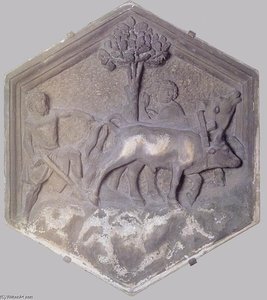 Ploughing — Andrea Pisano