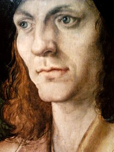 Portrait Of A Man In A Yellow Jerkin (detail). — Hans Leonhard Schäufelein