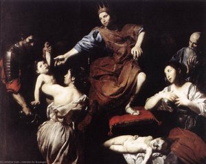 El Juicio De Salomón — Valentin De Boulogne