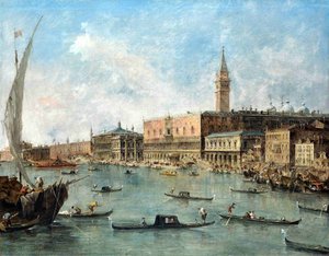 The Doge's Palace And The Molo — Francesco Lazzaro Guardi