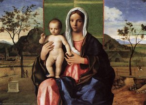 Madonna And Child Blessing — Giovanni Bellini