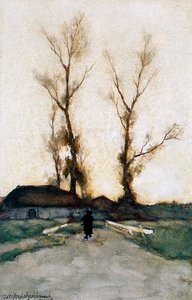 Autumn Evening — Johan Hendrik Weissenbruch