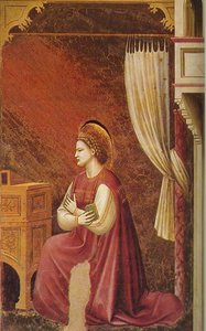 Scrovegni - [15] - La Vergine Che Riceve Il Messaggio — Giotto Di Bondone