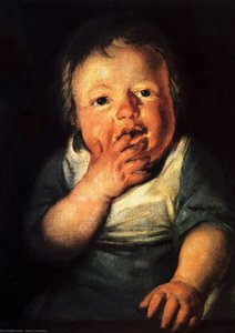 Study Of Little Child — Jacob Jordaens