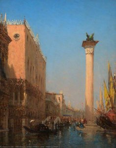 Venice In Flood — Félix François Georges Philibert Ziem