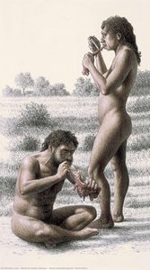 Homo Heidelbergensis Illustration — Mauricio Antón Ortuzar