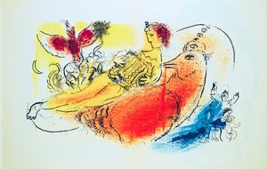 L'accordéoniste — Marc Chagall