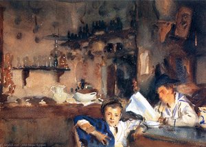 Venetian Interior (also Known As Spanish Interior) — John Singer Sargent