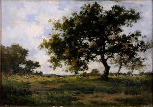 Paysage Aux Vieux Chênes — Jules Dupré
