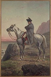 Portrait De Napoléon Ier À Cheval À Sainte Hélène — Pichat Olivier