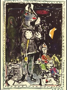 Peasant With A Clock — Marc Chagall