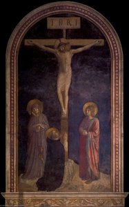 Crucifixione Con Sant'agnese — Fra Angelico