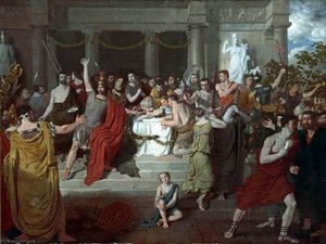 Brutus Exhorting The Romans To Revenge The Death Of Lucretia — Sir Charles Lock Eastlake